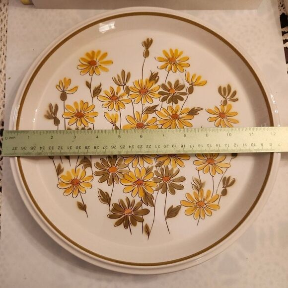 New Mikasa Light 'n Lovely "Posy Paradise" #5454 12" Platter Made in Japan - Picture 2 of 5